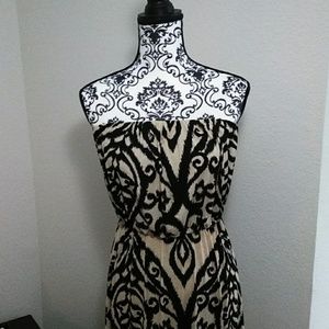 Strapless maxi dress